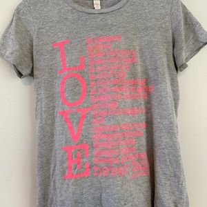 1Corinthians 13 t shirt JCLU Forever sizeM